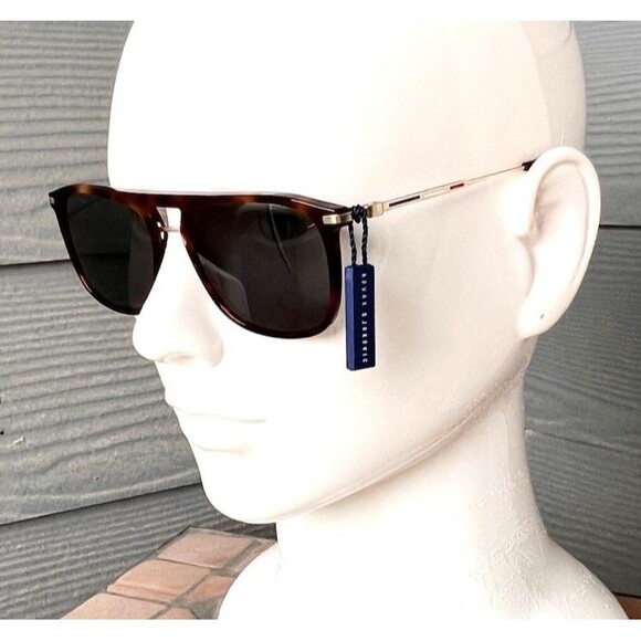 Lacoste Novak Djokovic Tortoise Men’s Sunglasses L606SND 214 55-18-140 - Picture 2 of 9